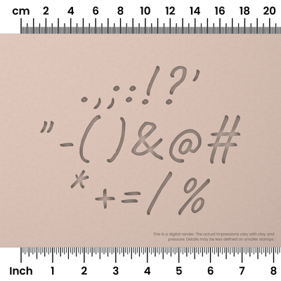 Caveat | Symbol Stamp Sets - Ceramind® Tools