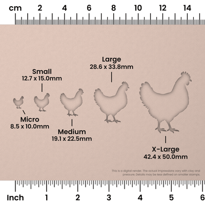 Chicken Stamps - Ceramind® Tools