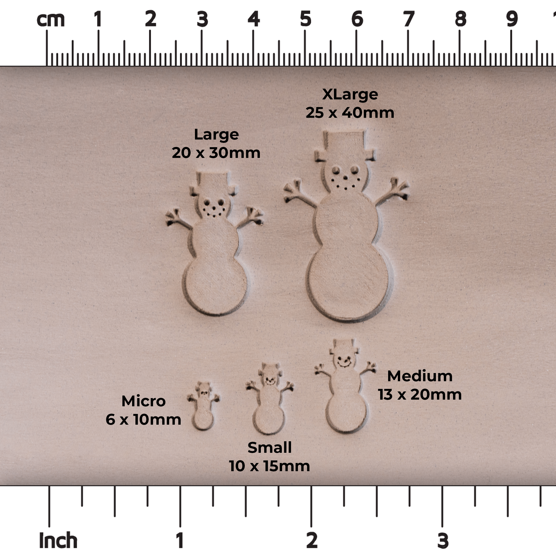 Christmas Snowman Stamps - Ceramind® Tools