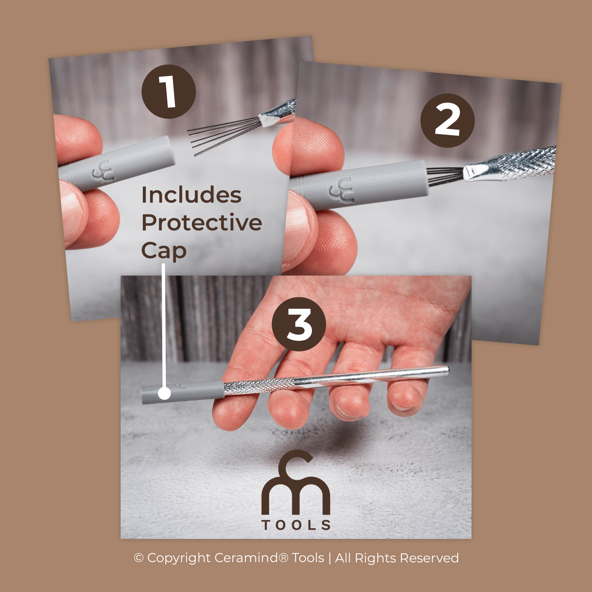 Clay Scoring Tool - Ceramind® Tools