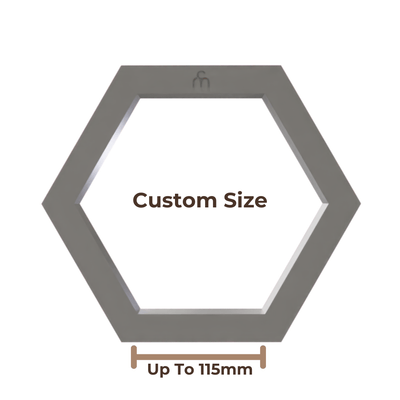 Lerskivskärare - Hexagon - Anpassade Storlekar - Ceramind® Tools