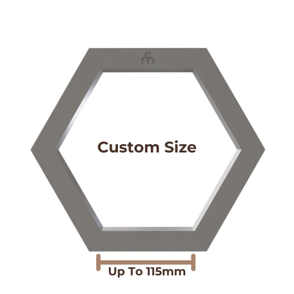 Clay Slab Cutters - Hexagon - Custom Sizes - Ceramind® Tools