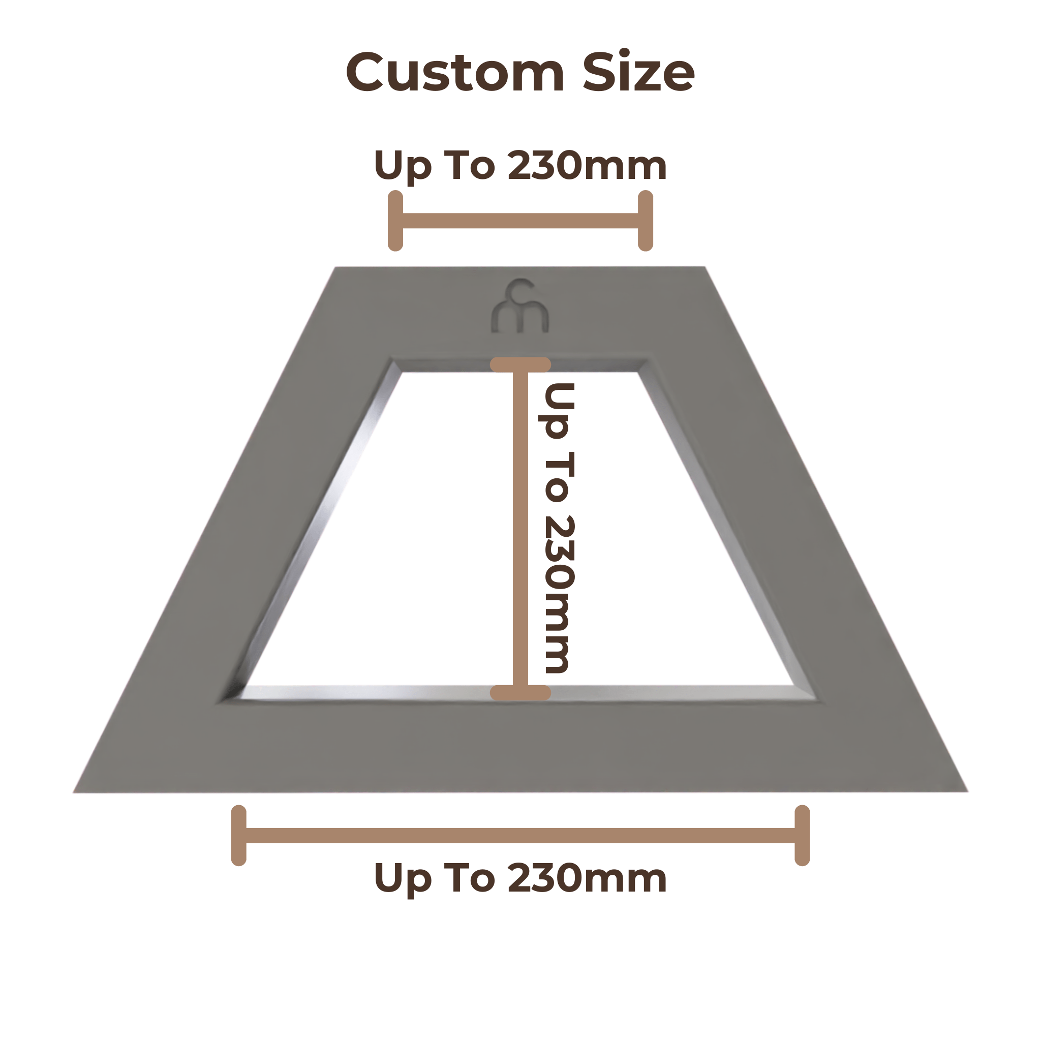 Clay Slab Cutters - Trapezoid - Custom Sizes - Ceramind® Tools