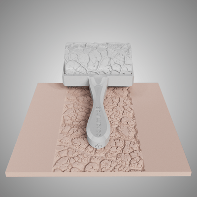 Clay Texture Roller - Coral Texture - Variation 02 - Ceramind® Tools