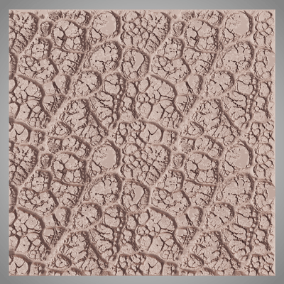 Clay Texture Roller - Coral Texture - Variation 02 - Ceramind® Tools