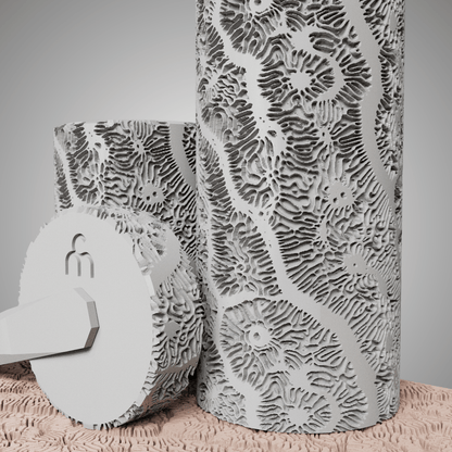 Clay Texture Roller - Coral Texture - Variation 03 - Ceramind® Tools