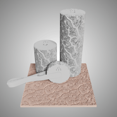 Lertexturrulle - Koralltextur - Variant 03 - Ceramind® Tools