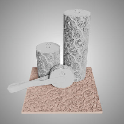 Clay Texture Roller - Coral Texture - Variation 03 - Ceramind® Tools