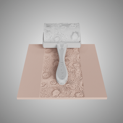 Clay Texture Roller - Coral Texture - Variation 04 - Ceramind® Tools