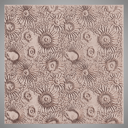 Clay Texture Roller - Coral Texture - Variation 04 - Ceramind® Tools