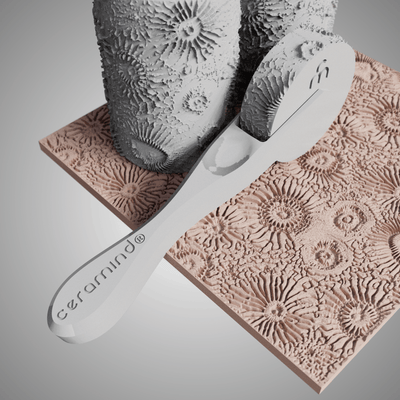 Lertexturrulle - Koralltextur - Variant 04 - Ceramind® Tools