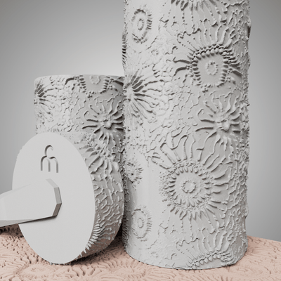 Lertexturrulle - Koralltextur - Variant 04 - Ceramind® Tools