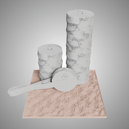 Clay Texture Roller - Coral Texture - Variation 05 - Ceramind® Tools