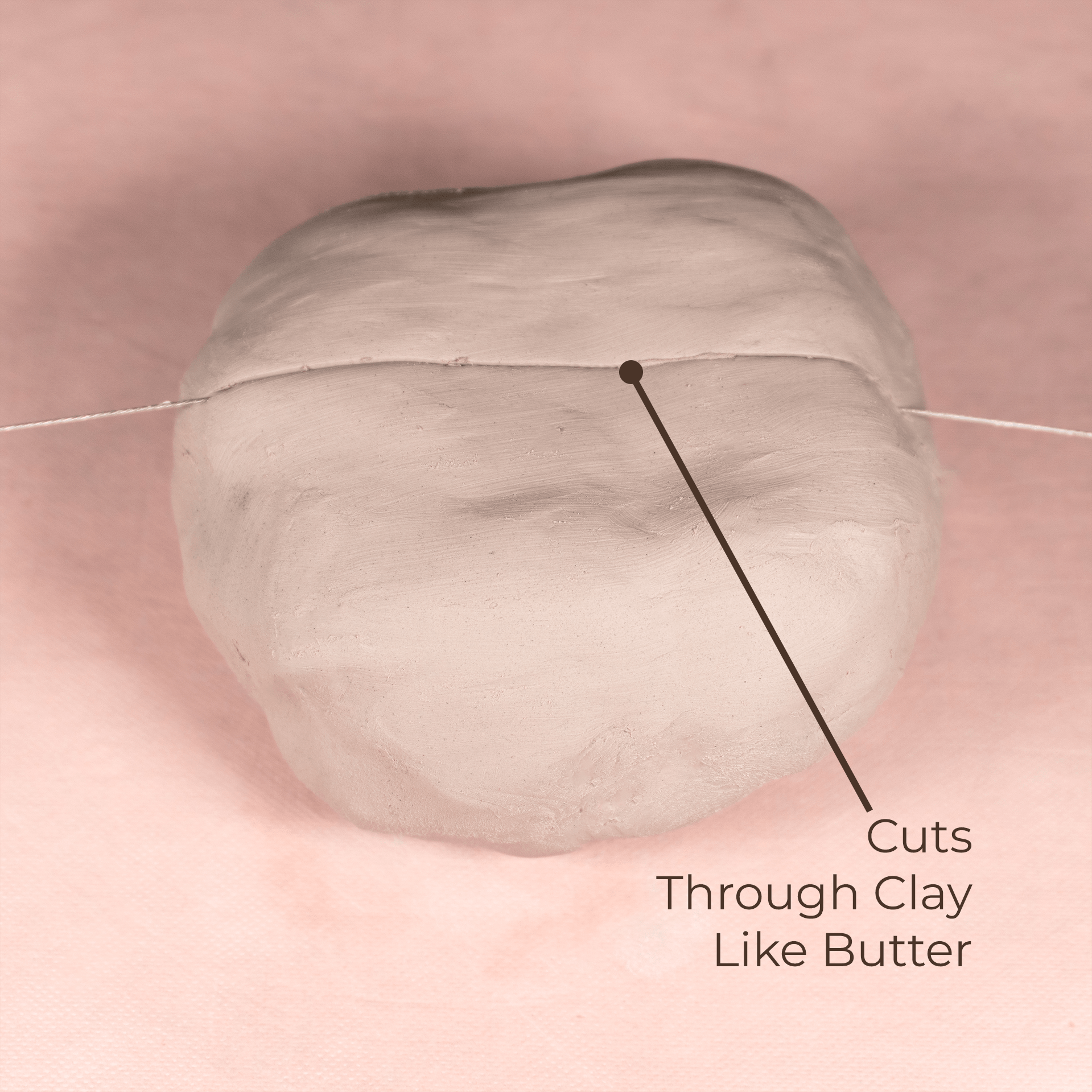 Clay Wire Cutter | Easily Cuts Through Clay - Ceramind® Tools