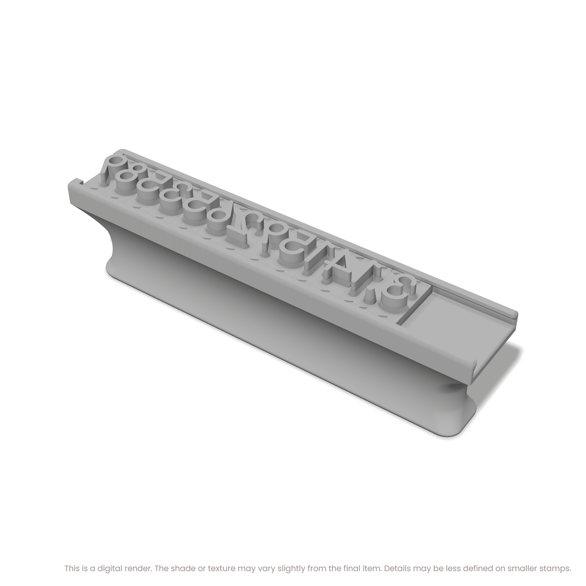 Comfortaa | Font Rail Stamp Sets | Letters, Numbers, and Symbols - Ceramind® Tools