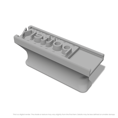 Comfortaa | Font Rail Stamp Sets | Letters, Numbers, and Symbols - Ceramind® Tools