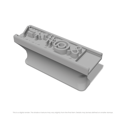 Comfortaa | Font Rail Stamp Sets | Letters, Numbers, and Symbols - Ceramind® Tools