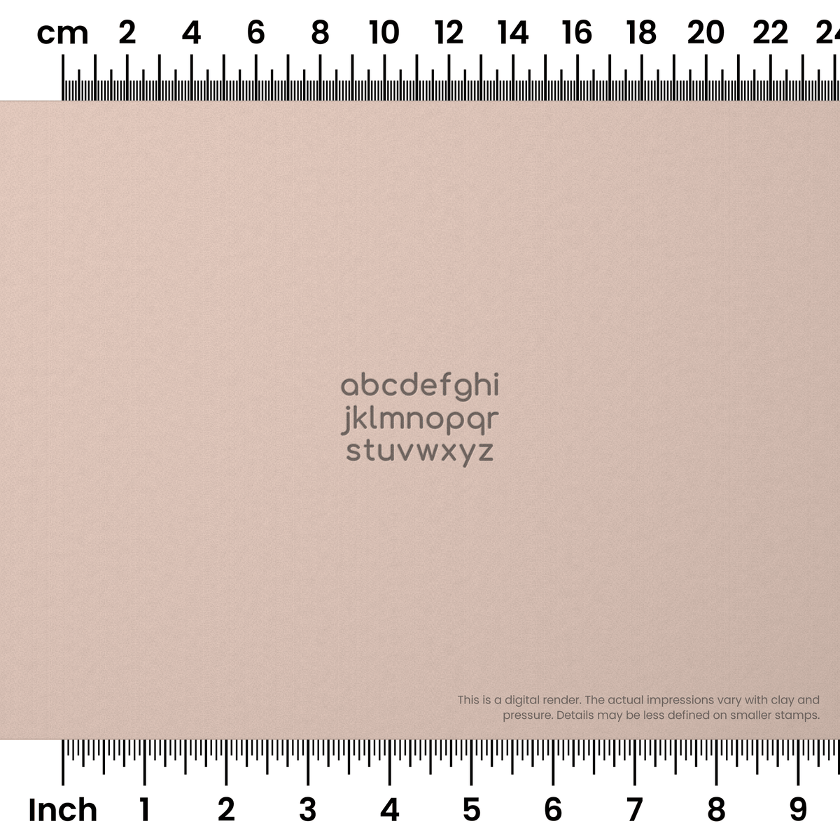 Comfortaa | Lowercase | Alphabet Stamp Sets - Ceramind® Tools