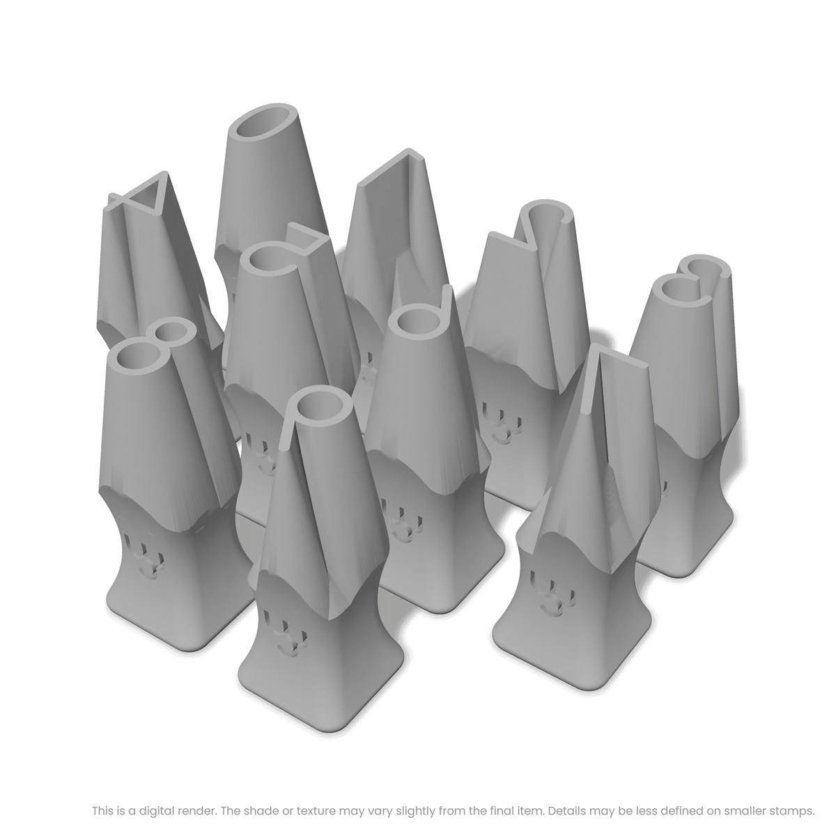 Comfortaa | Number Stamp Sets - Ceramind® Tools