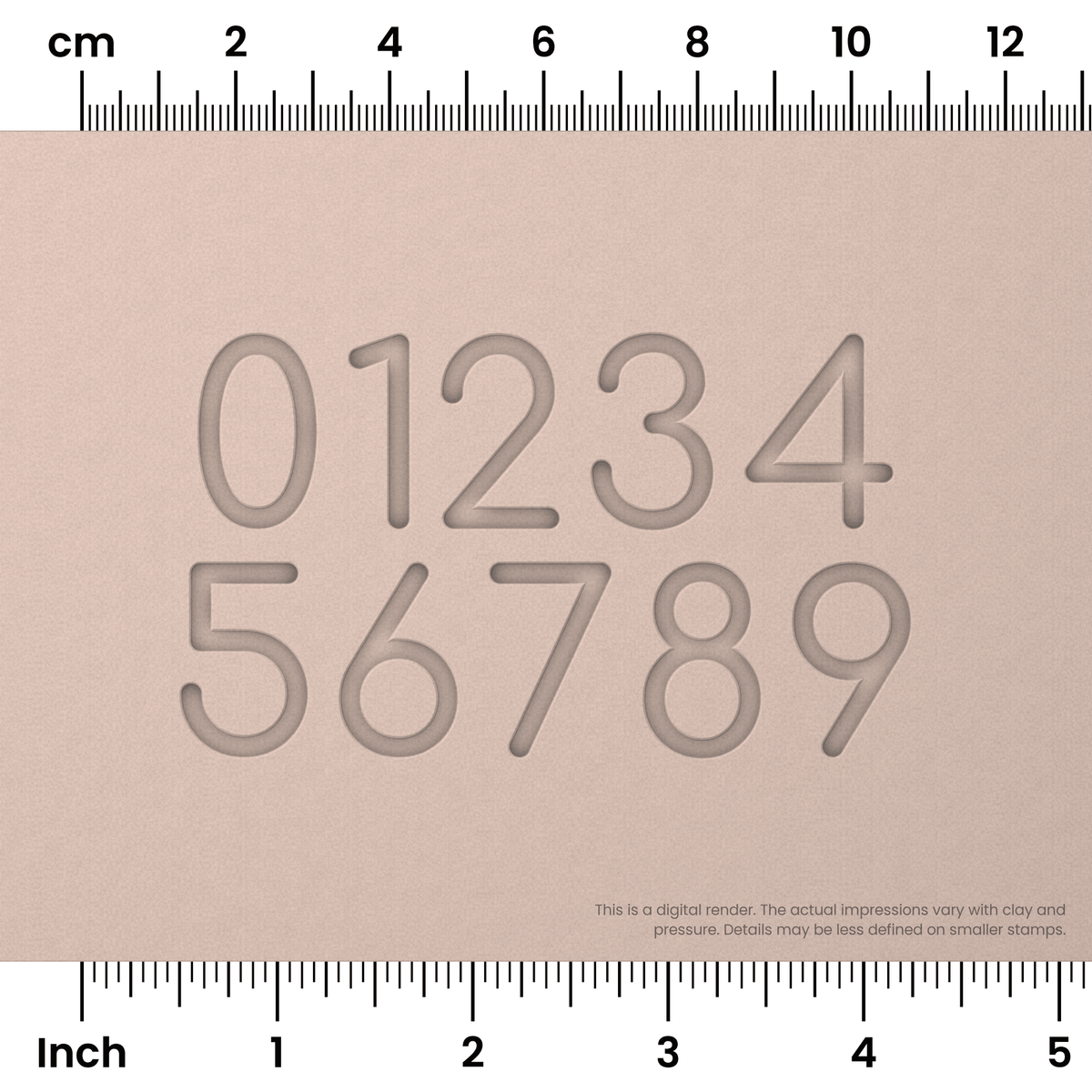 Comfortaa | Number Stamp Sets - Ceramind® Tools
