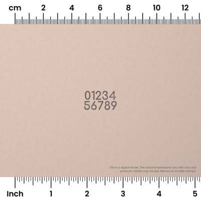 Comfortaa | Number Stamp Sets - Ceramind® Tools