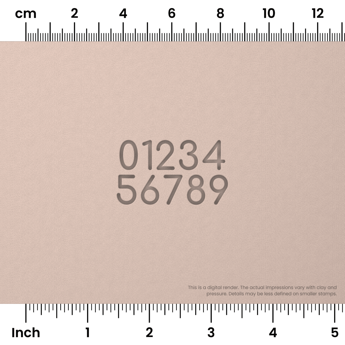 Comfortaa | Number Stamp Sets - Ceramind® Tools
