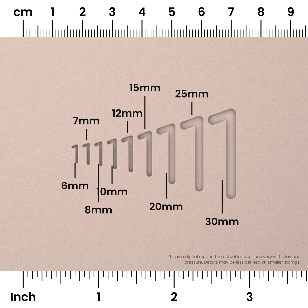 Comfortaa | Number Stamp Sets - Ceramind® Tools