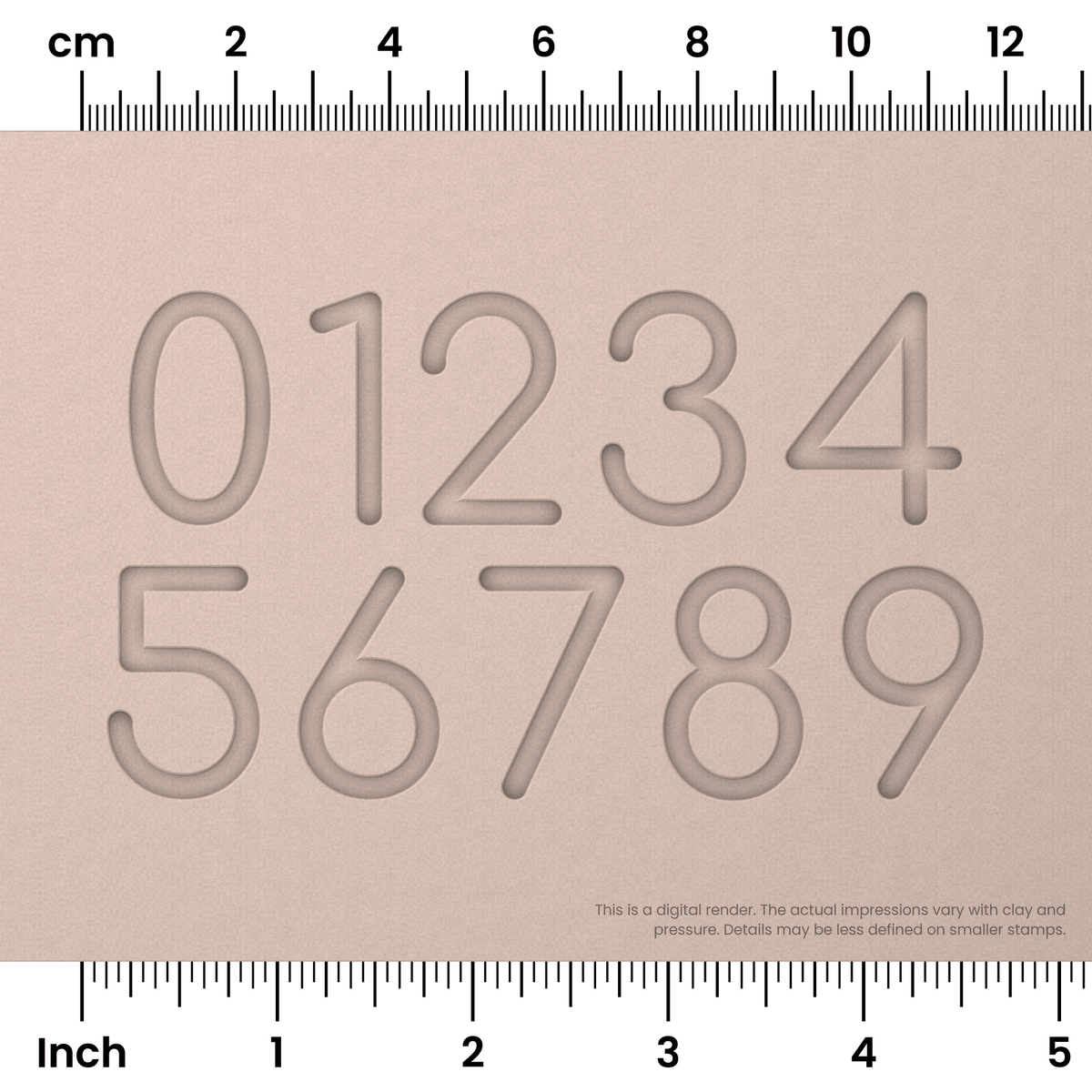 Comfortaa | Number Stamp Sets - Ceramind® Tools