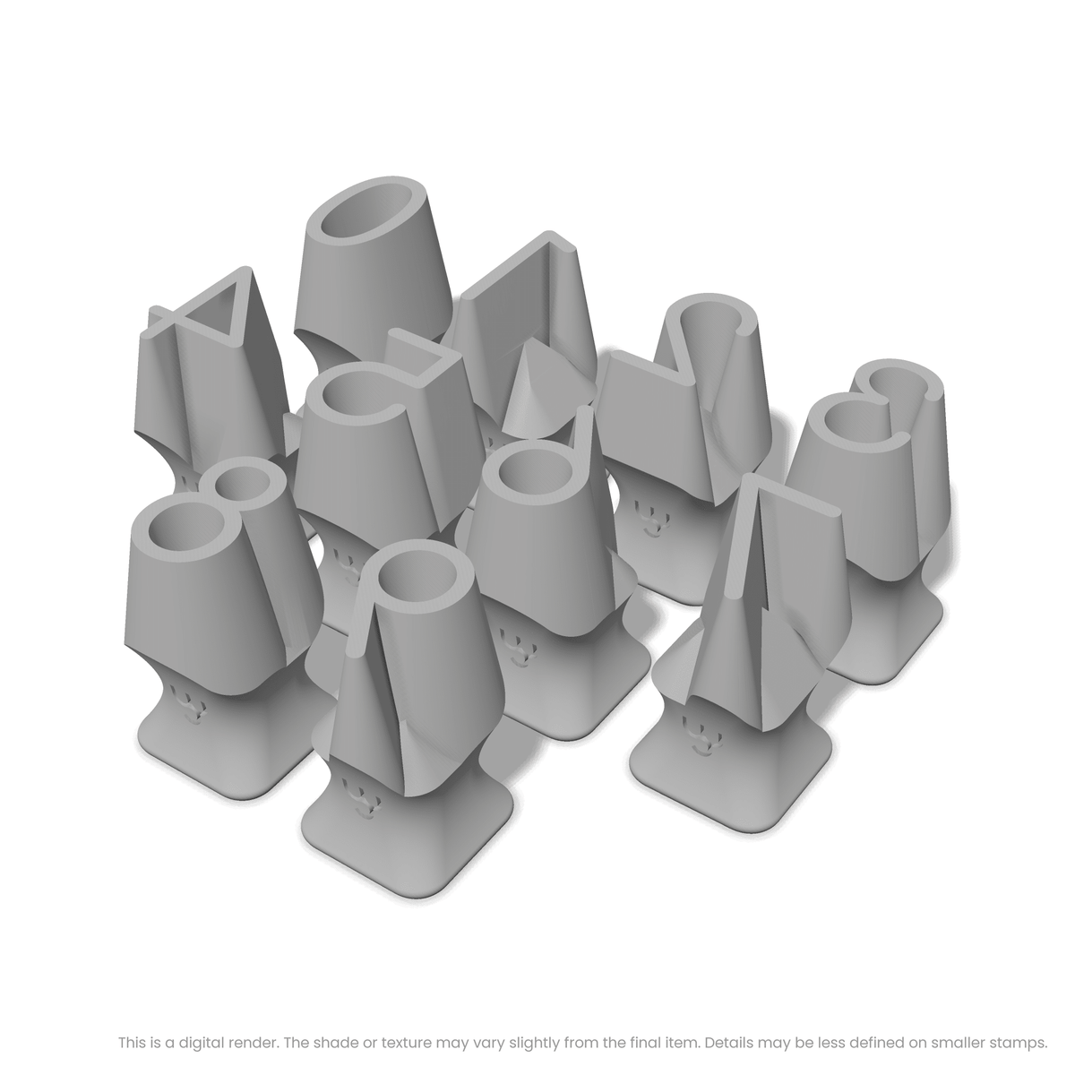 Comfortaa | Number Stamp Sets - Ceramind® Tools