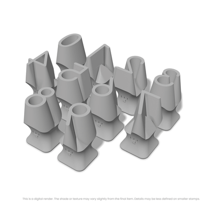 Comfortaa | Number Stamp Sets - Ceramind® Tools