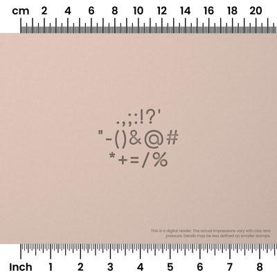 Comfortaa | Symbol Stamp Sets - Ceramind® Tools