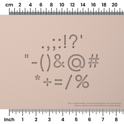 Comfortaa | Symbol Stamp Sets - Ceramind® Tools