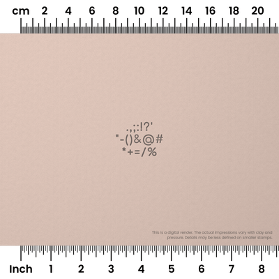 Comfortaa | Symbol Stamp Sets - Ceramind® Tools