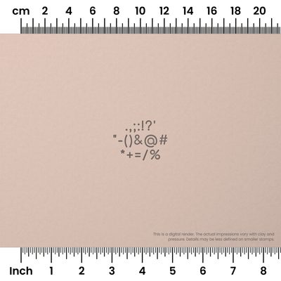 Comfortaa | Symbol Stamp Sets - Ceramind® Tools