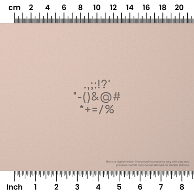 Comfortaa | Symbol Stamp Sets - Ceramind® Tools