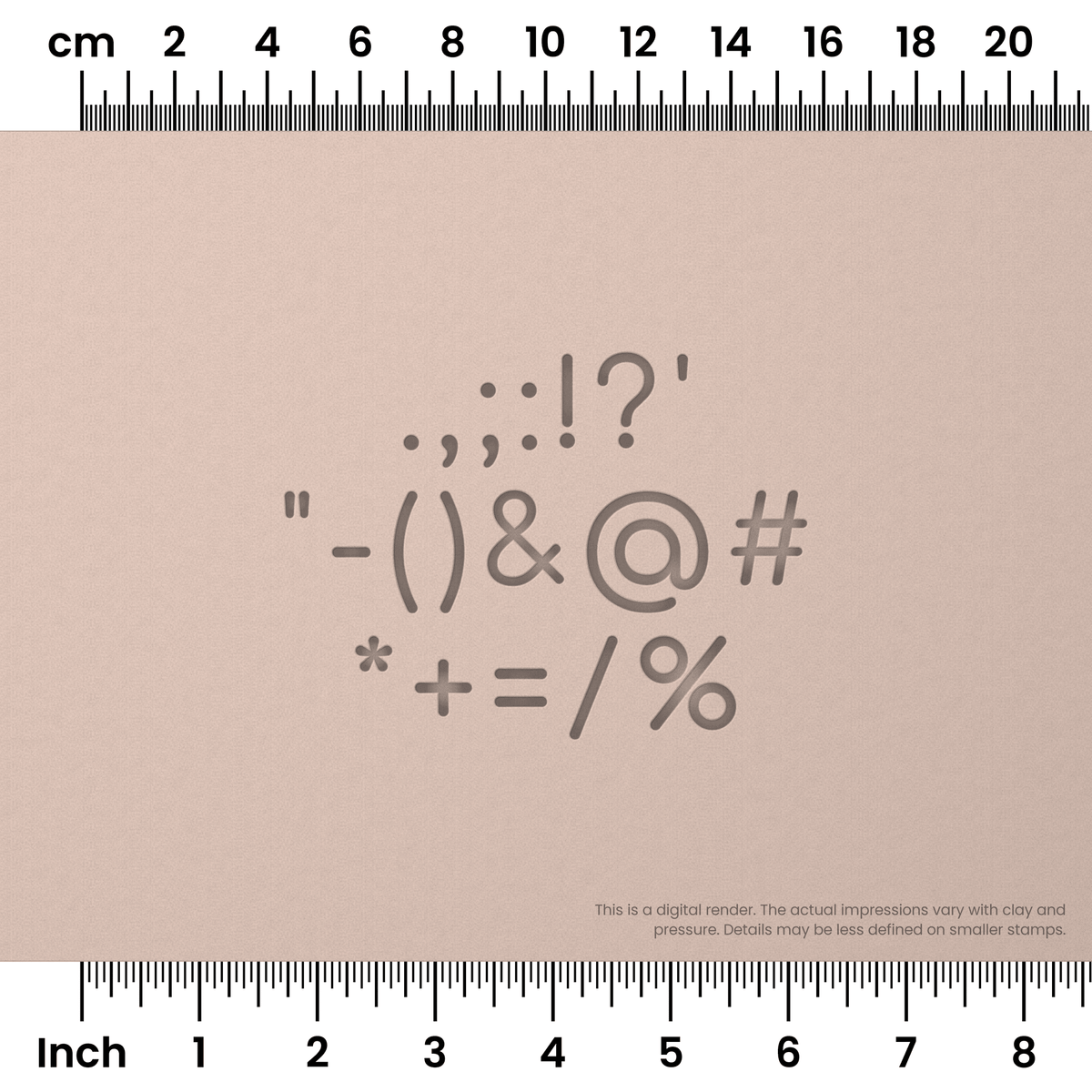 Comfortaa | Symbol Stamp Sets - Ceramind® Tools