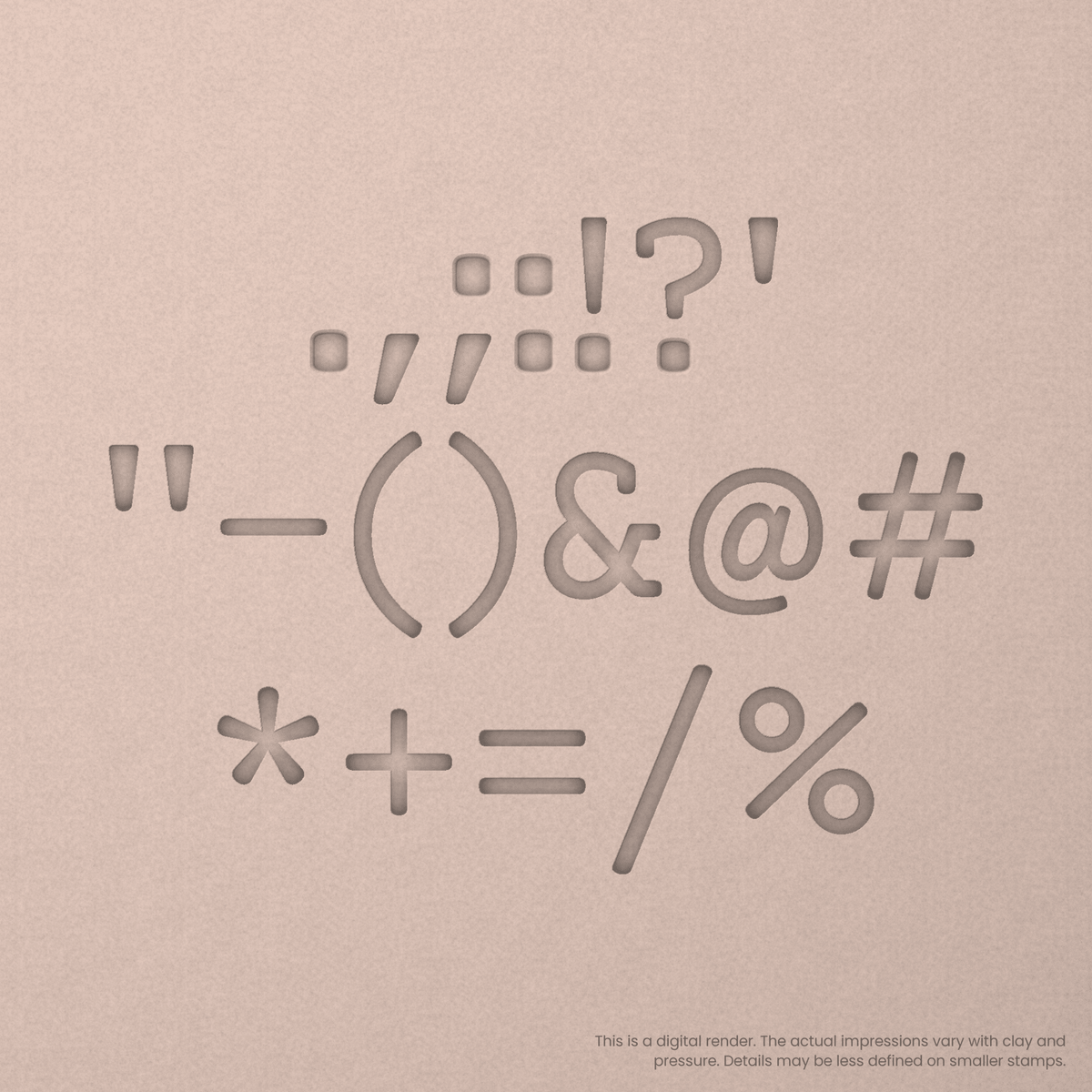 Courier Prime | Font Rail Stamp Sets | Letters, Numbers, and Symbols - Ceramind® Tools
