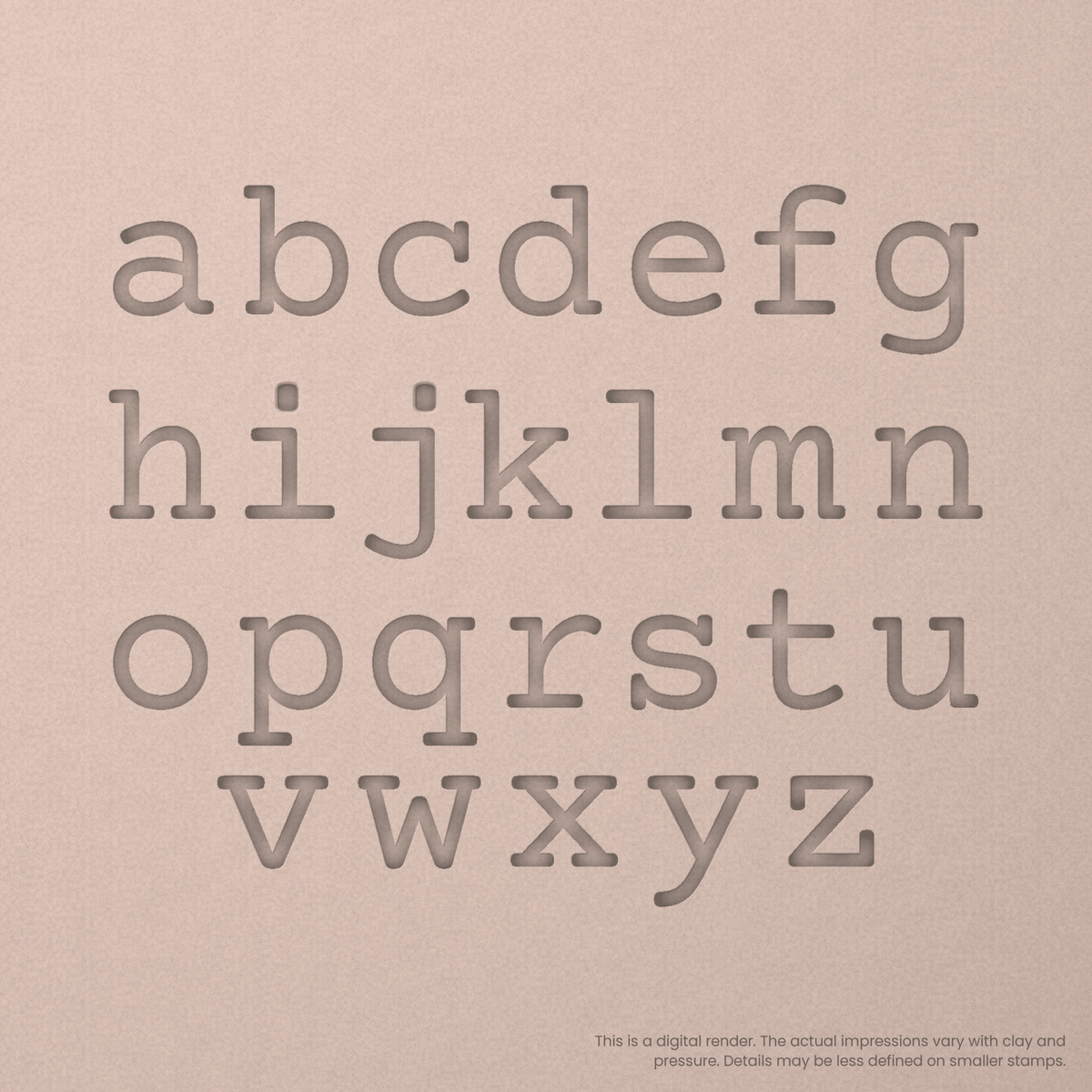 Courier Prime | Font Rail Stamp Sets | Letters, Numbers, and Symbols - Ceramind® Tools