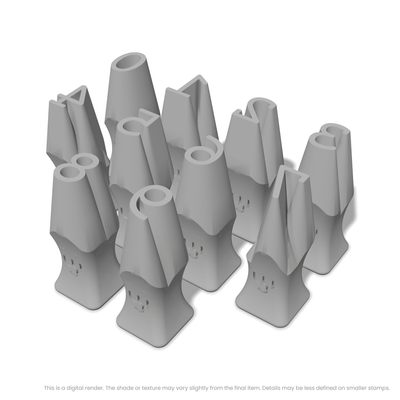 Courier Prime | Number Stamp Sets - Ceramind® Tools