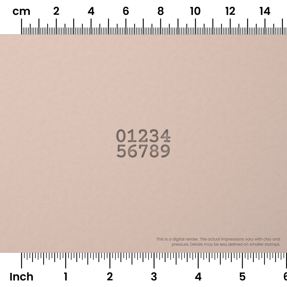 Courier Prime | Number Stamp Sets - Ceramind® Tools
