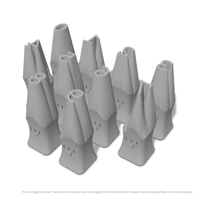 Courier Prime | Number Stamp Sets - Ceramind® Tools