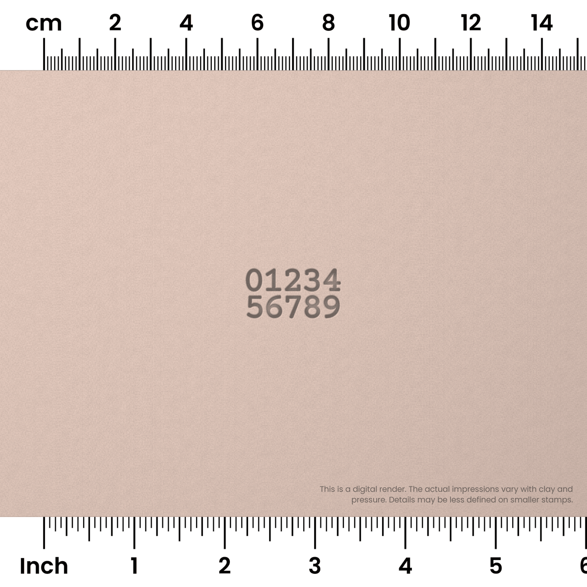 Courier Prime | Number Stamp Sets - Ceramind® Tools