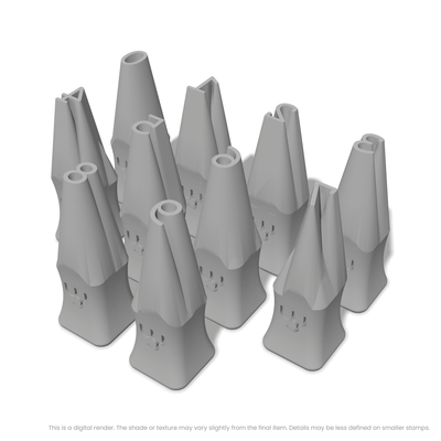 Courier Prime | Number Stamp Sets - Ceramind® Tools