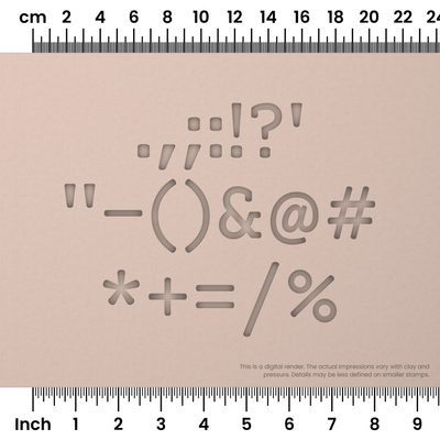 Courier Prime | Symbol Stamp Sets - Ceramind® Tools