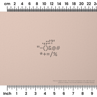 Courier Prime | Symbol Stamp Sets - Ceramind® Tools