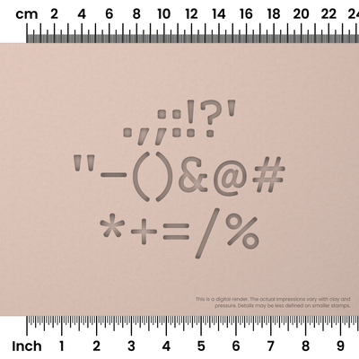 Courier Prime | Symbol Stamp Sets - Ceramind® Tools