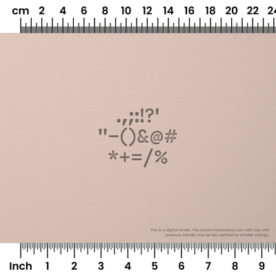 Courier Prime | Symbol Stamp Sets - Ceramind® Tools