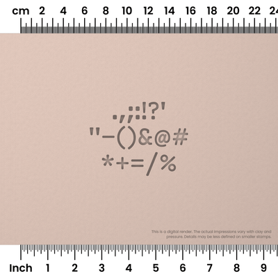 Courier Prime | Symbol Stamp Sets - Ceramind® Tools
