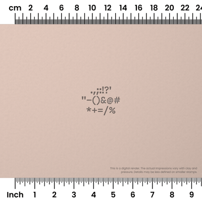 Courier Prime | Symbol Stamp Sets - Ceramind® Tools