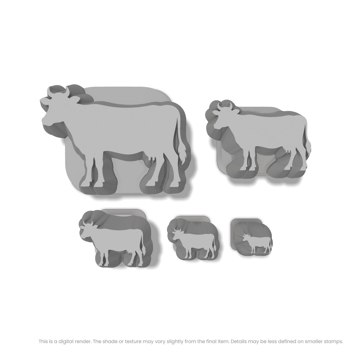 Cow Stamps - Ceramind® Tools